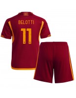 AS Roma Andrea Belotti #11 Domácí dres pro děti 2023-24 Krátký Rukáv (+ trenýrky)